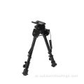 سبائك الألومنيوم الساق Bipod قابل للسحب مع الربيع